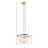 2-Light Beaded Chandelier