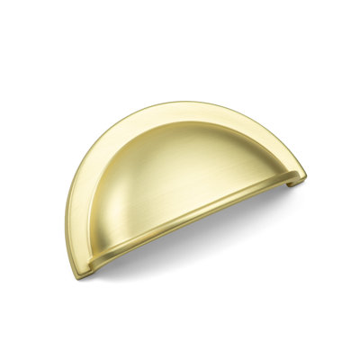Brushed Brass Handles & Coordinating Knobs