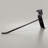 Williar 10 Pack 6" Black Gridwall Hook