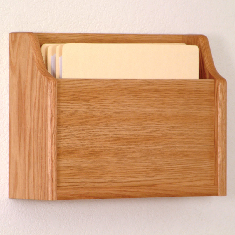 Porte-cartes très profond, Chêne clair