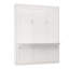 Lit escamotable multifonction en bois avec tablette de rangement latérale-696781907
