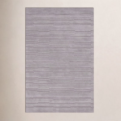 Elona Gray Hand-Tufted Wool Rug