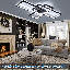 3-Light Semi Flush Mount