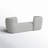 Hilton 70" Boucle Chaise Lounge-653843870