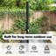 217Cm H Solar Powered PVC/Aluminium Free Standing Outdoor Shower with Detachable Shower Head