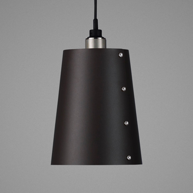1 - Light Pendant, Stainless Steel, Graphite