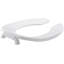 Lustra Elongated Toilet Seat with Check Hinge-523676037