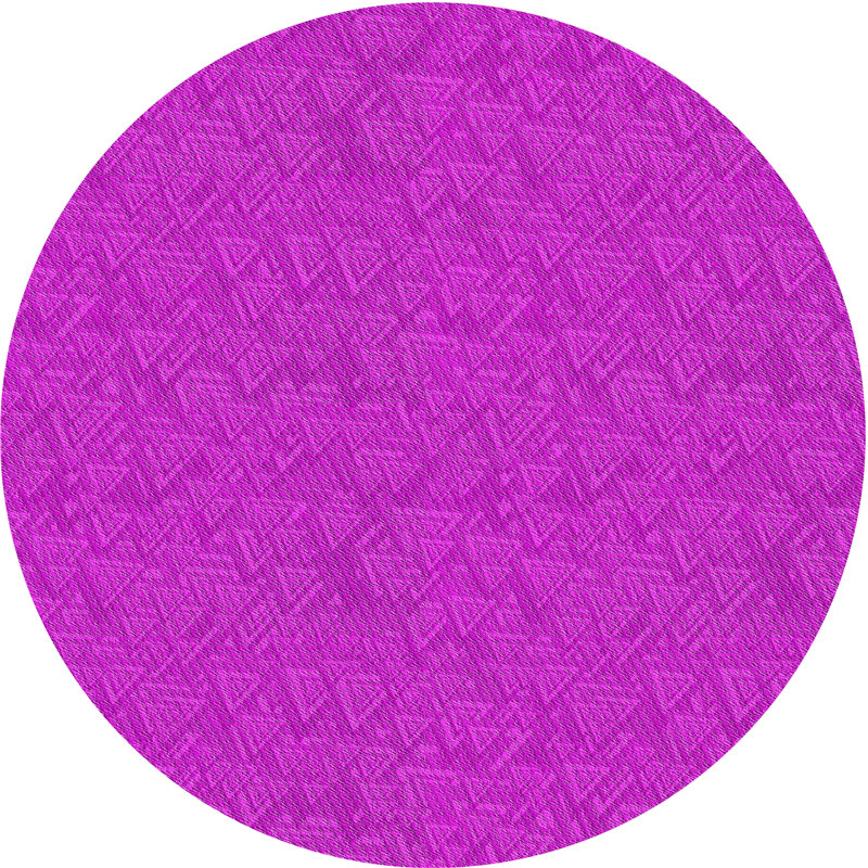 Tapis décoratif rose à motif géométrique schrogeurs, Rond 3 pi