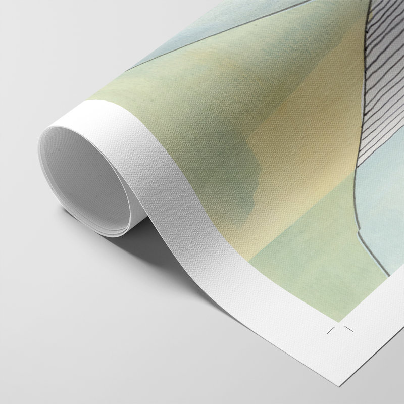 Mint Reflection II - Impression sur toile seulement - NON-CADRE, H 60 po x l 40 po