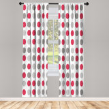 Microfiber Semi Sheer Curtain Pair