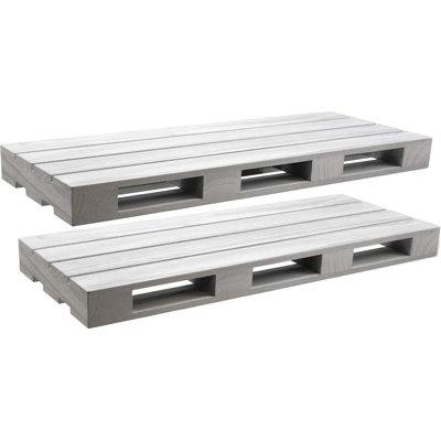  Floating Pallet Style Shelves 2 Pack