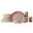 Stone by Mercer Project Katachi 16-Piece Dinnerware Set Stoneware-78742032
