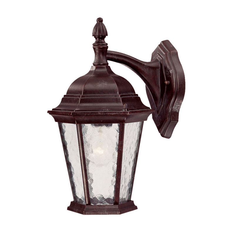 Brook Lane Wall Light, Marbleized Mahogany