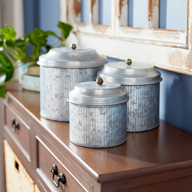 Hasler Metal Kitchen Canister Set