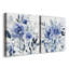Painters Garden I - Ensemble de 2 reproductions d'art sur toile tendue-3906016