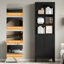 Bibliothèque 71,1 "avec 3 niveaux et armoire 2 portes-129604502-129604498