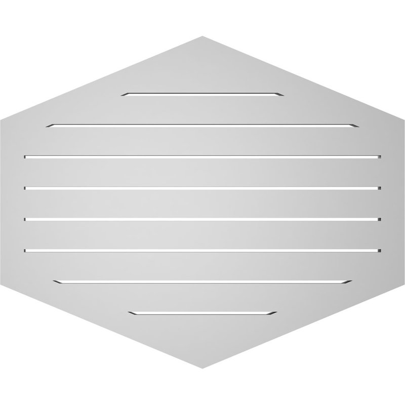 Pente verticale verticale en uréthane 5 pi, H 28 po x l 34 po x P 1,5 po