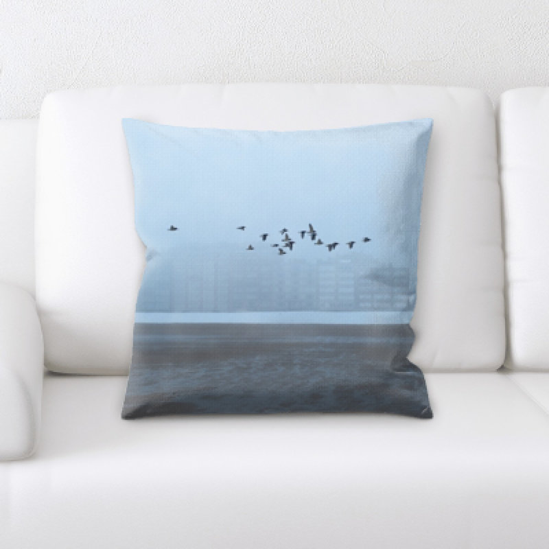 Microsuede Throw Pillow