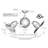 Acqua 13'' Ceiling Fan with LED Lights-1253306154