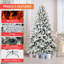 Arbre de Noël réaliste à charnière avec support en métal-1236091635