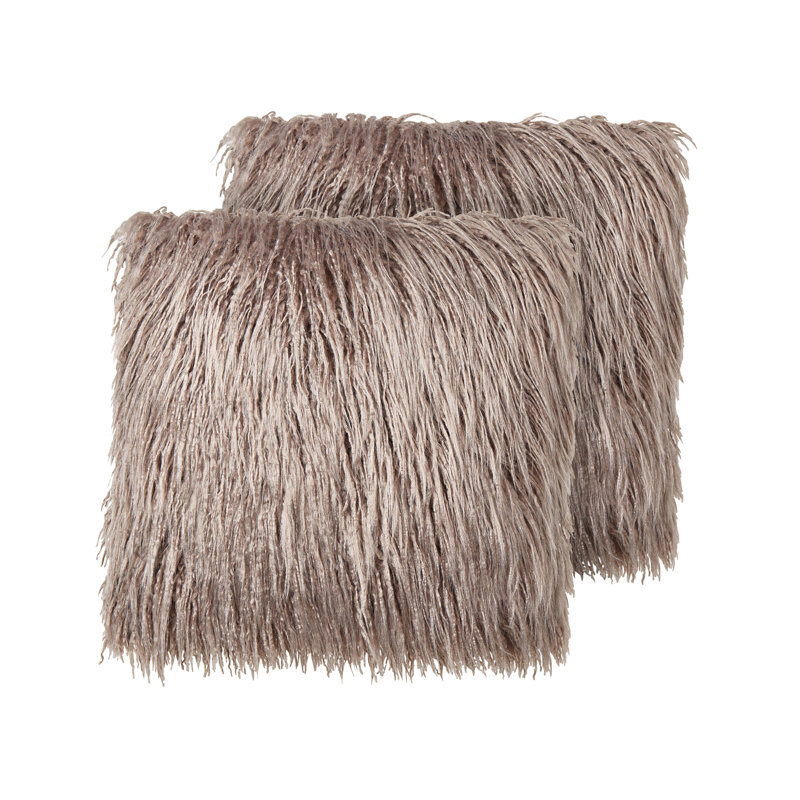 Geneve Square Cushion, Beige