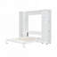 Lit escamotable peu encombrant avec élévateur hydraulique et grand rangement parfait pour la vie moderne et les petits appartements-1300947922