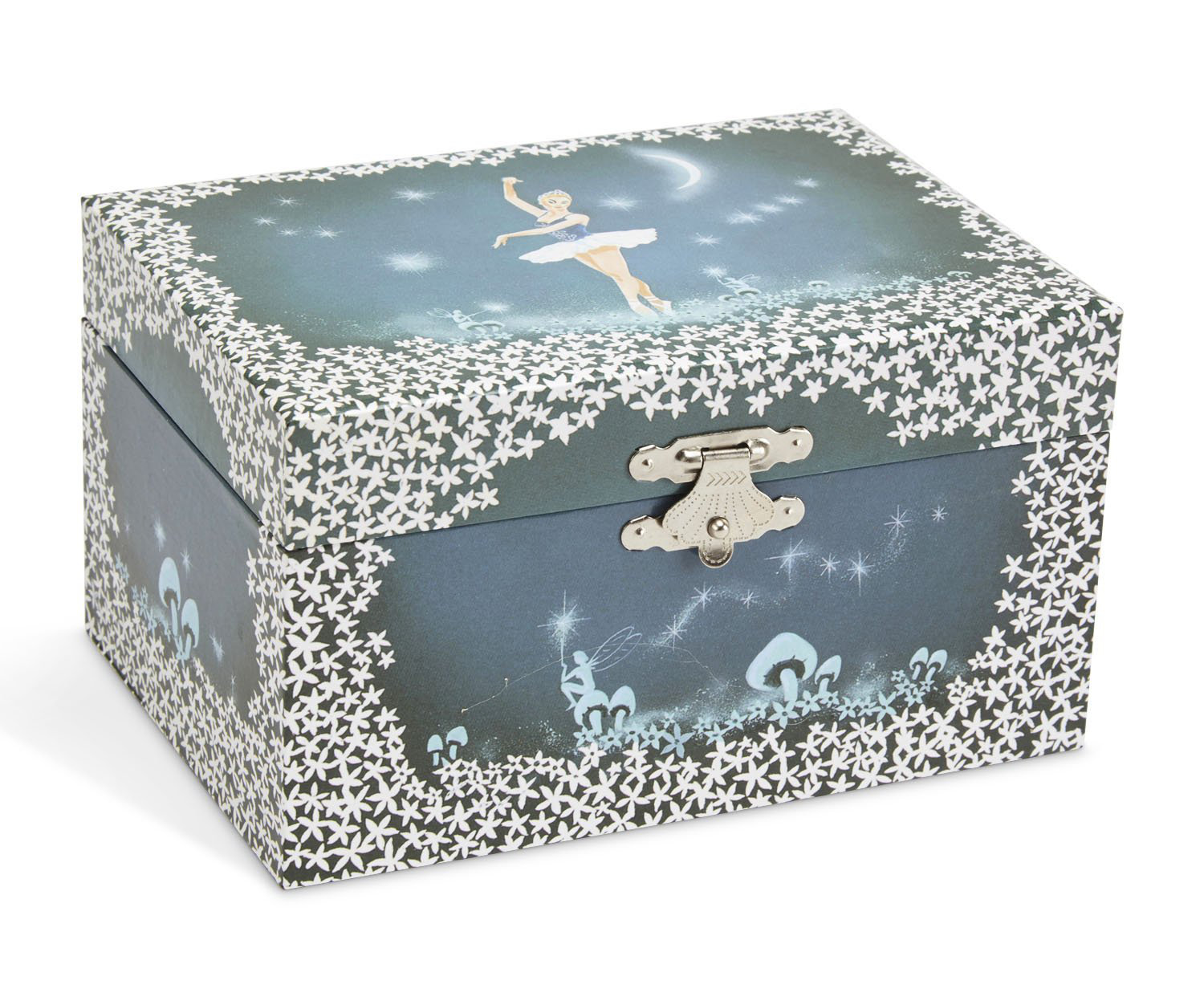 Twirling Fairy Star Swan Lake Tune Jewelry Box Gemma Violet