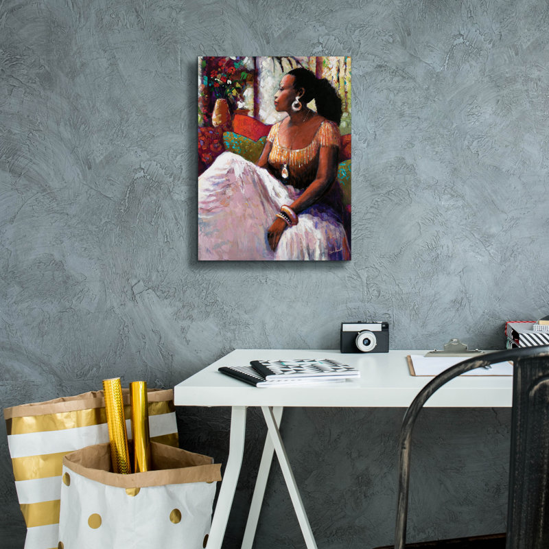 «Peaceful Moment» par Monica Stewart, H 16 po x l 12 po x P 0,75 po