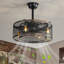 20 Inch Caged Ceiling Fan With Lights