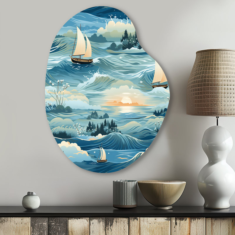 Alleta - Reproduction d'art asymétrique, H 30 po x l 22 po