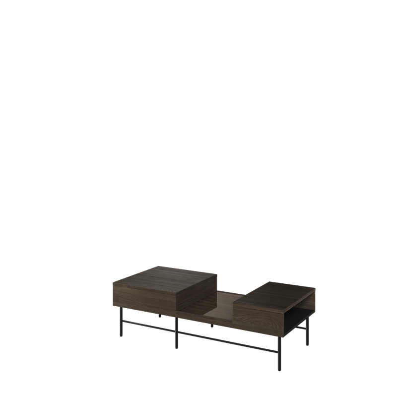 Mascoutah Four Leg Coffee Table with Storage