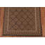Tapis Kilim à motif géométrique brun 6 x 10