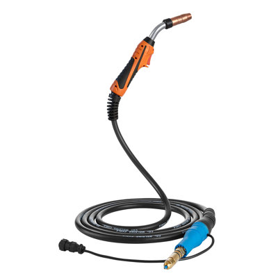 250A MIG Welding Gun with 15FT Cable, Replacement for Miller MDX-250 - with 11PCS Mig Welding Contact Tips