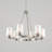 Edene 6 - Light Dimmable Wagon Wheel Chandelier