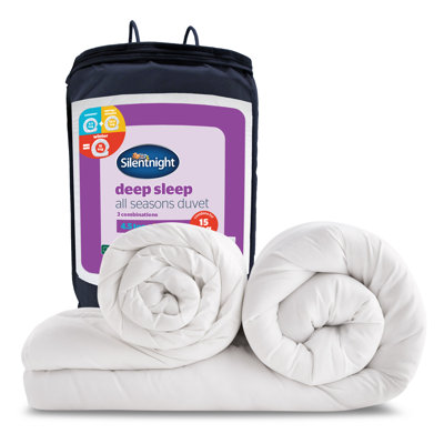 Silentnight Deep Sleep All Seasons Duvet - 10.5 & 4.5 Tog - 3 Duvets in One