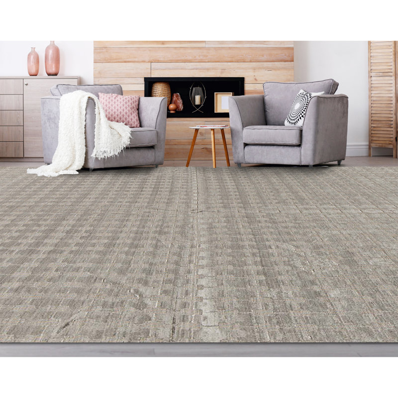 Area Rug in Gray