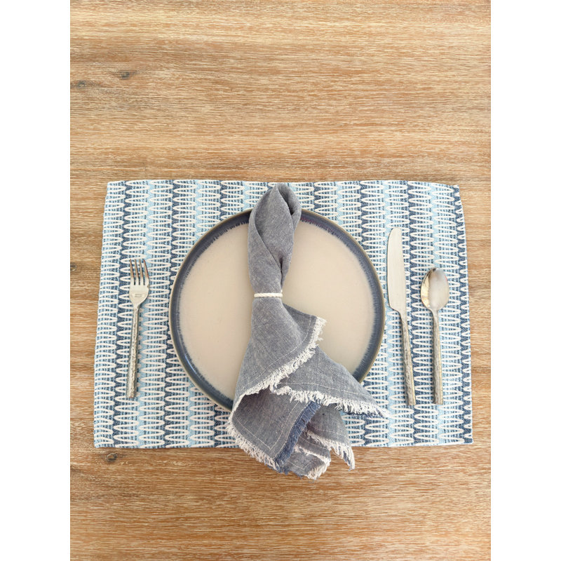 Acrylic Rectangle Placemat, Blue