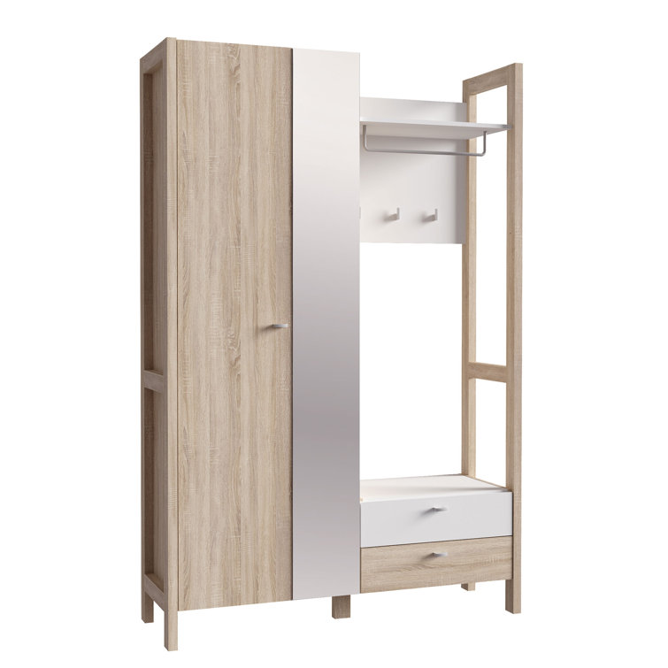 Haani Box Ebern Designs Haani 1 Door Wardrobe | Wayfair.co.uk