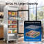 Coolake Upright Freezer in Stainless Steel