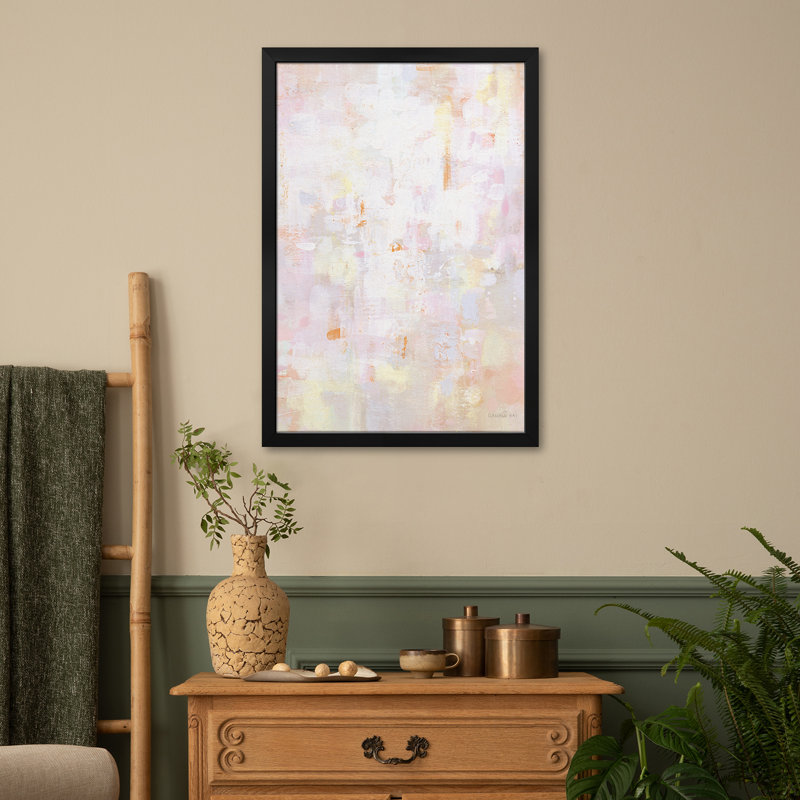 Soft Serenade Blush - reproduction d'art murale - affiche de galerie, H 24 po x l 16 po