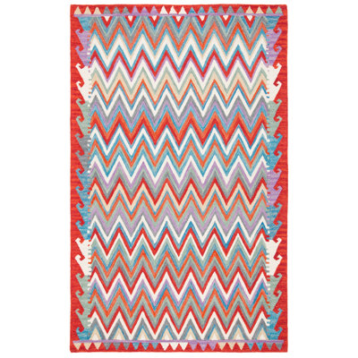 Tapis rouge / ivoire Horwich 405