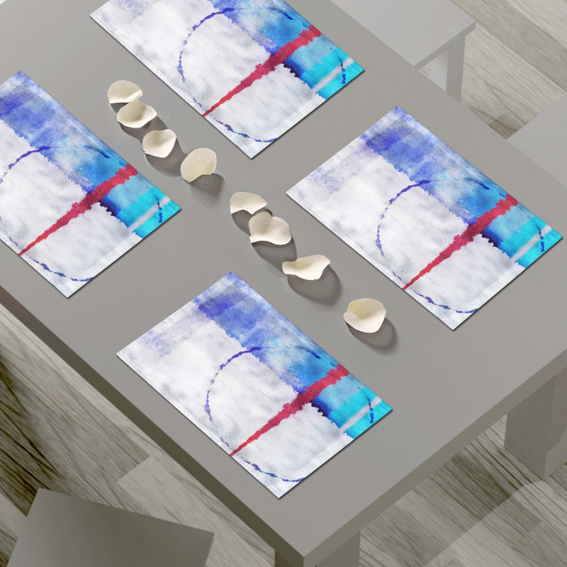 Napperon abstrait en polyester