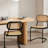 Burlywood Oval Solid Wood Dining Table-1181508700
