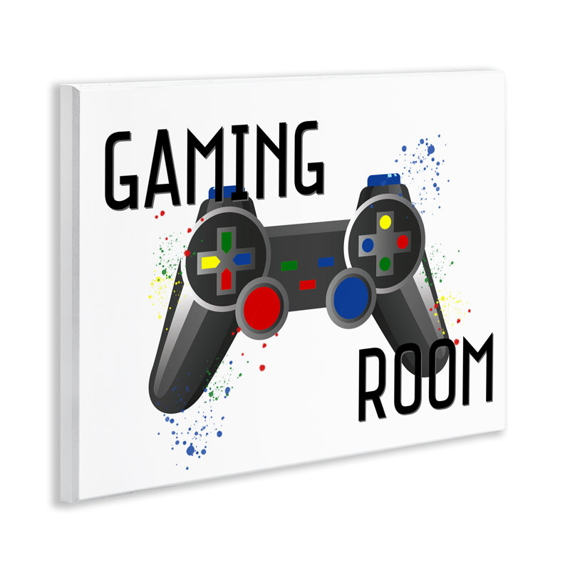Plaque murale moderne Gaming Room, par Kim Allen