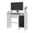White Computer Desk With Open Storage
