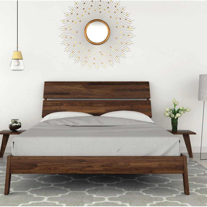 Linn Bed, Natural Oak, Full