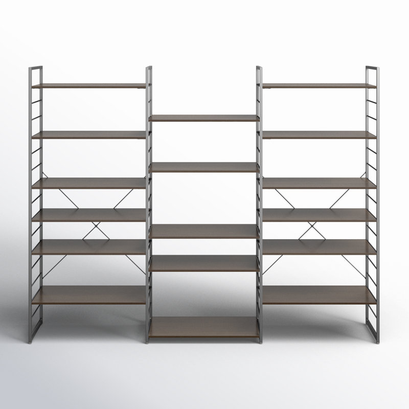 Scheffler Etagere Bookcase, (11 Shelves) 79" H x 98" W x 19" D