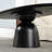 Meranda Modern Black Solid Wood Coffee Table, Oval Center Table With Rounded Edges End Table For Living Room, Easy To Assemble-196493552