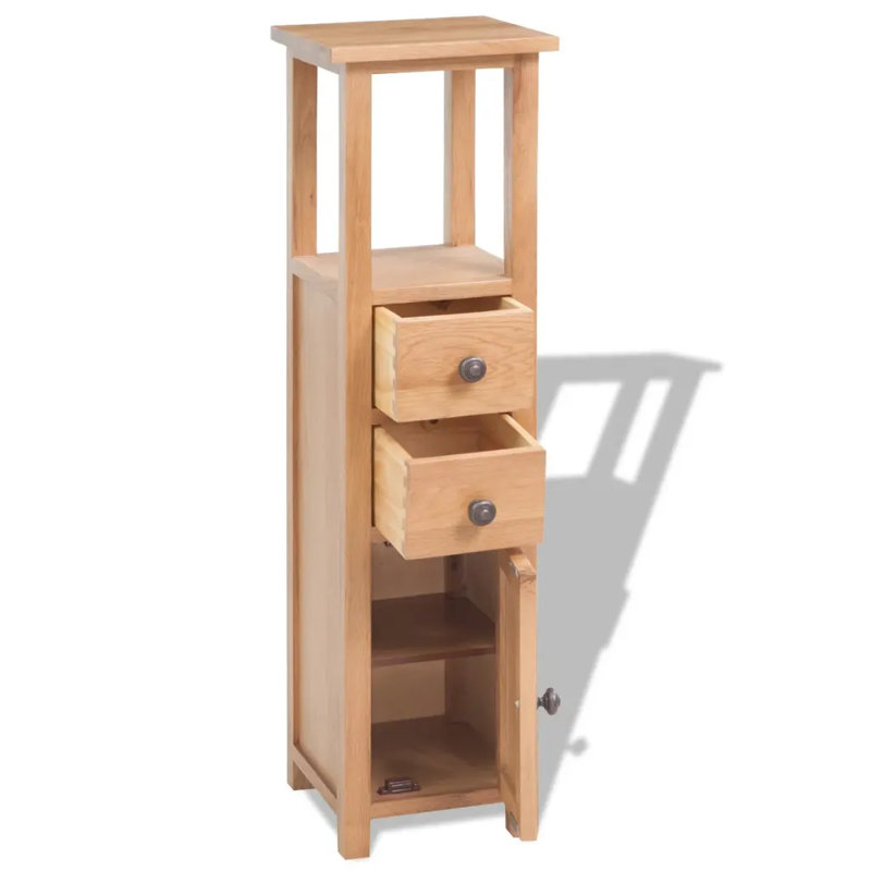 Roswell Rectangular 1 - Door 2 - Drawer 1 Shelf Storage Cabinet