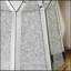 Table basse de style tambour avec incrustation de cristal miroir, table décorative argentée, meuble moderne de luxe moderne, table basse de 20 pouces (environ 50 centimètres), convenant au salon